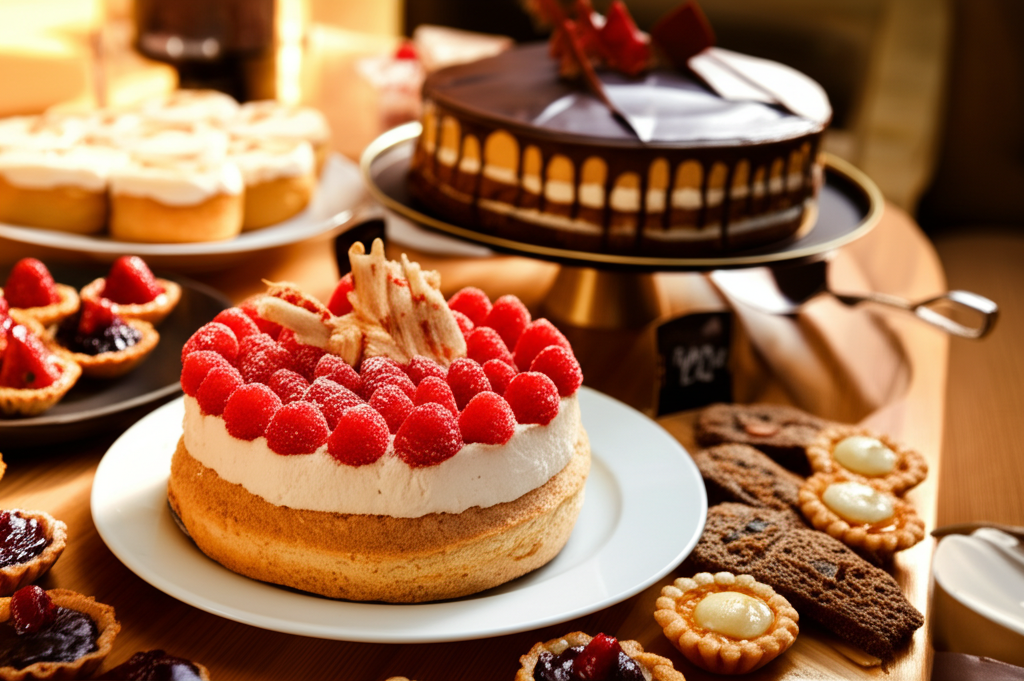 Variedad de postres de Dolce Anita
